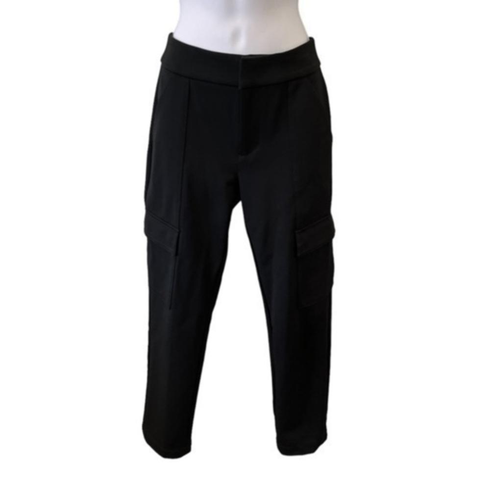 Anthropologie Black Cargo Pants black essential slim 2P Pockets